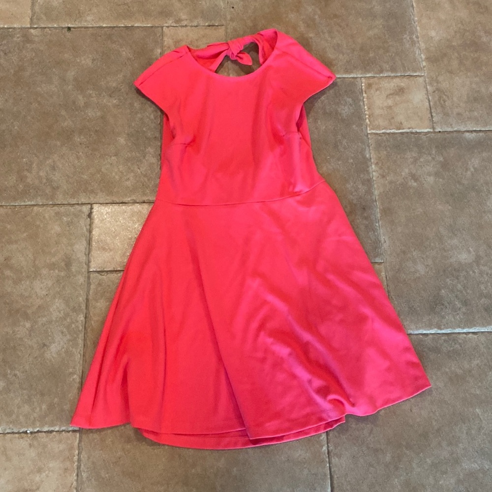 Bright pink dress